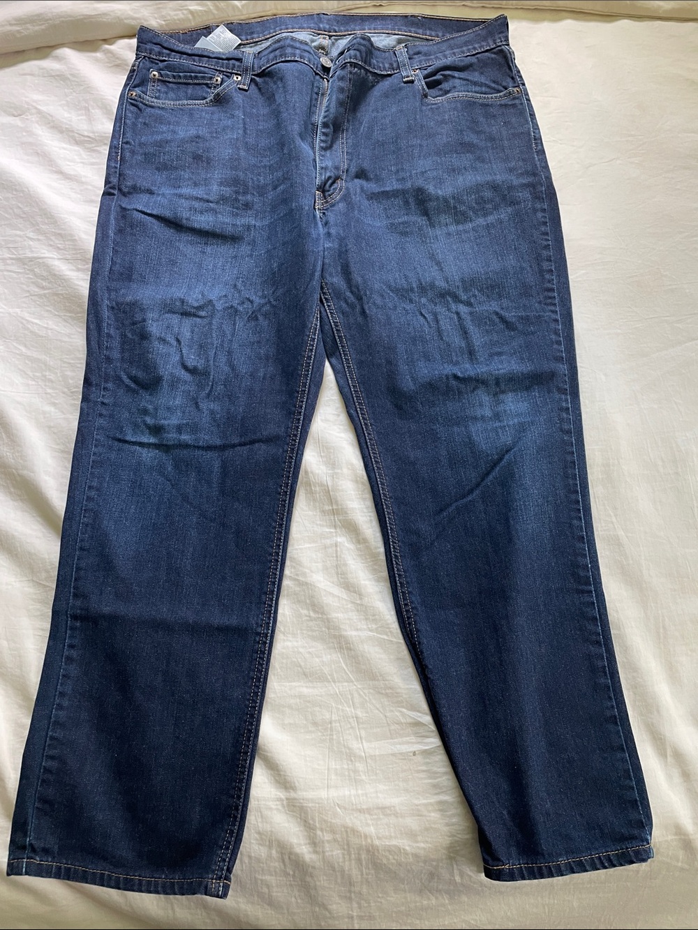 Levi's Men’s Straight Jeans in Deep Blue